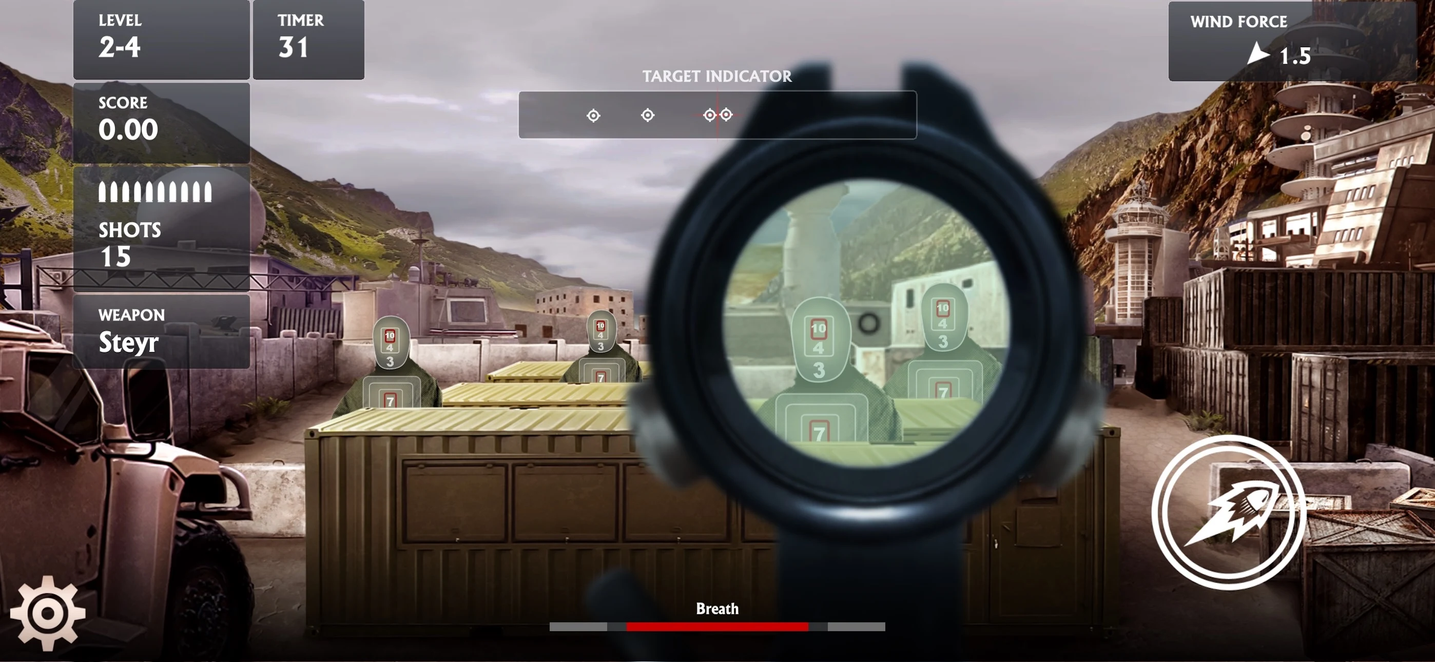 Target Shooting Range: Canyon screenshot