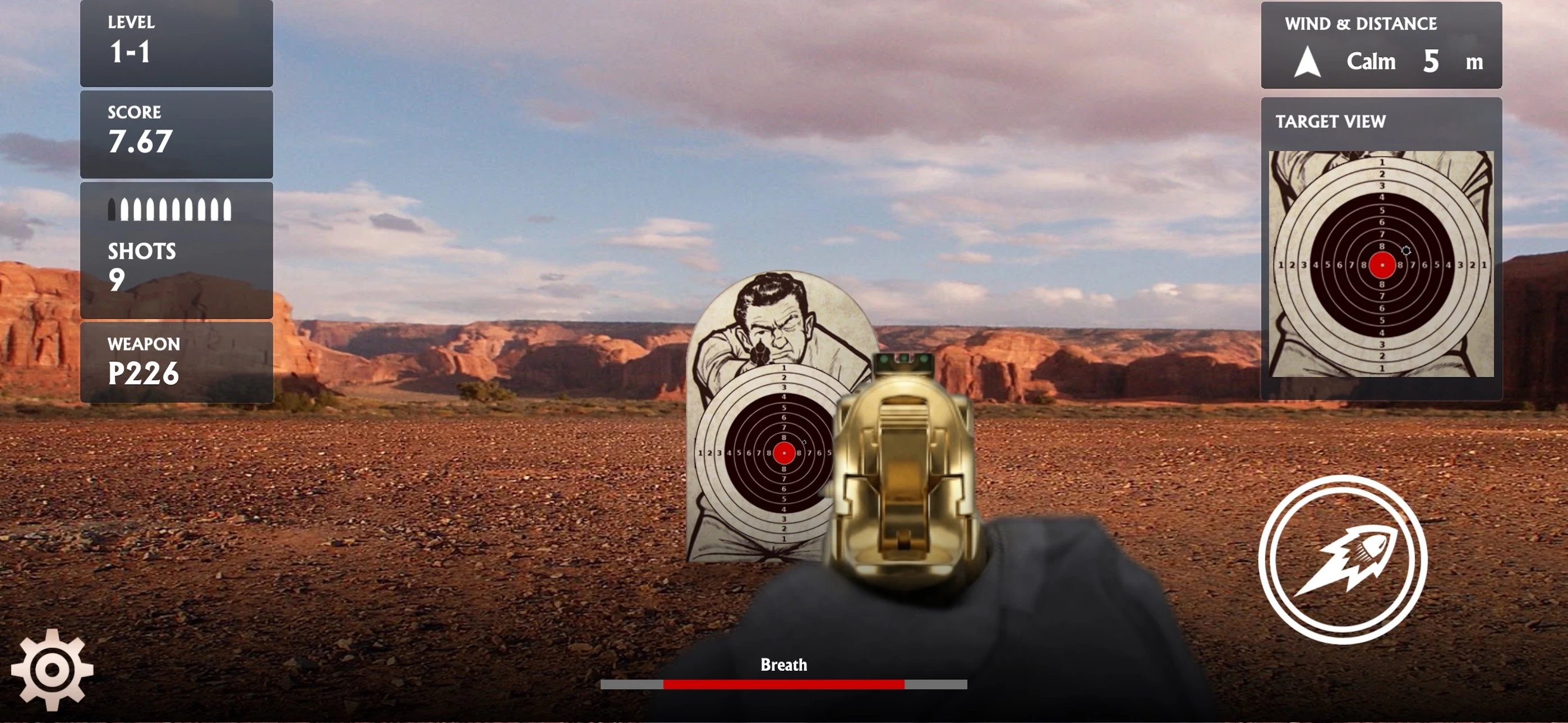 Target Shooting Range: Canyon screenshot